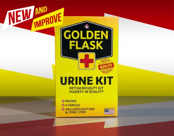 New And Improve Golden Flask
